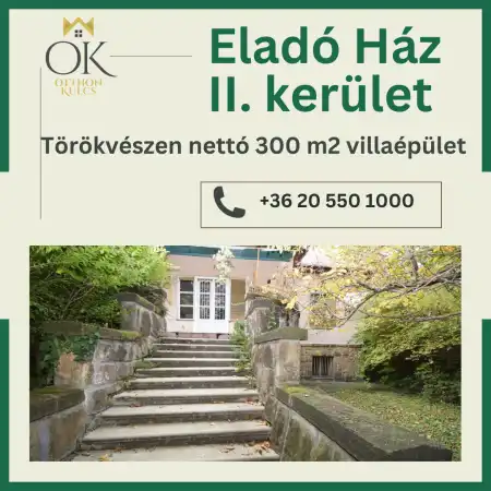 eladó családi ház, Budapest, II. kerület