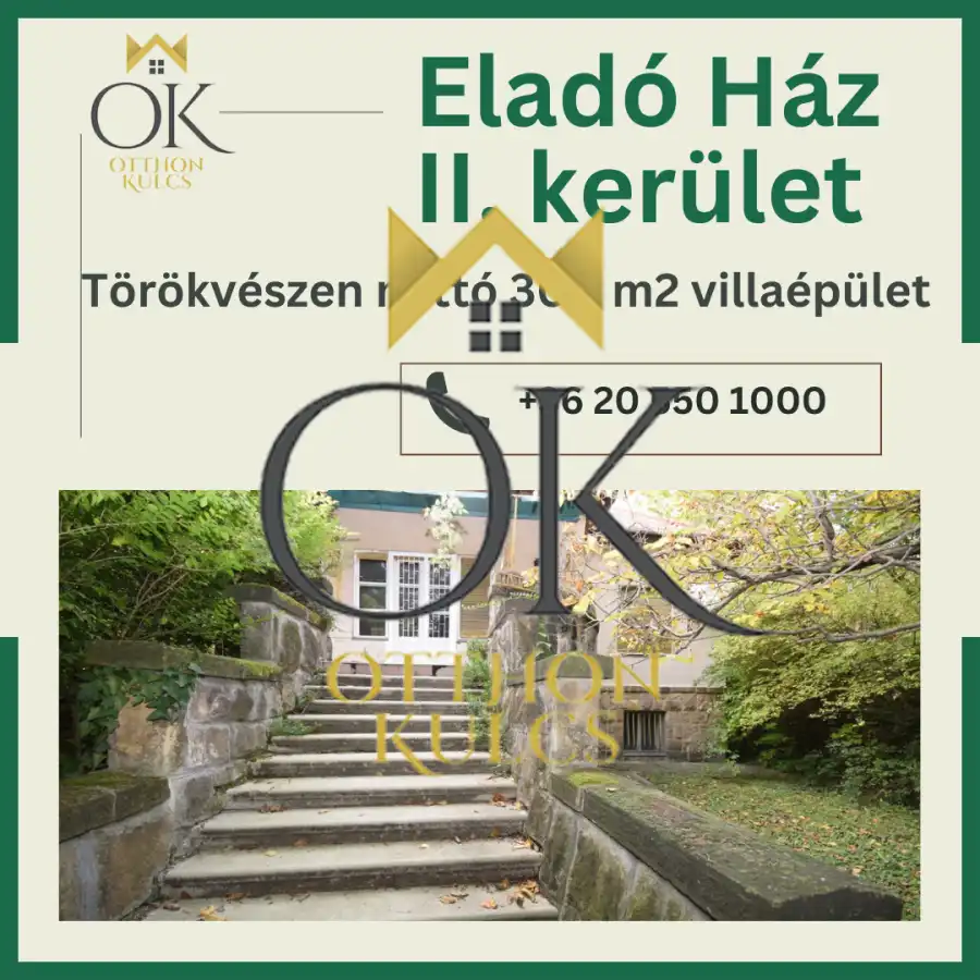 eladó családi ház, Budapest, II. kerület