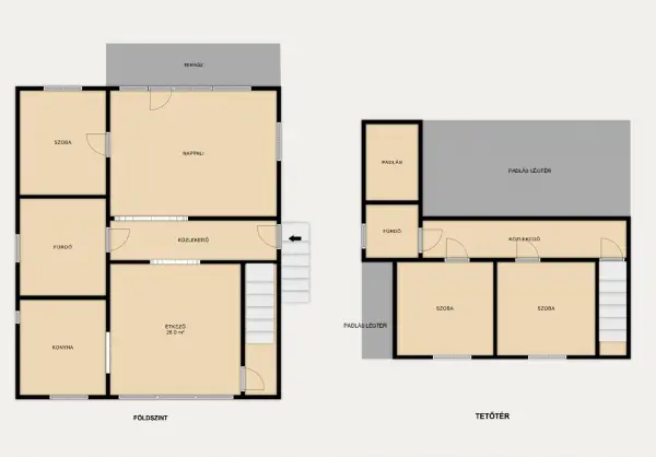 Eladó családi ház, Oroszlány 4 szoba 185 m² 89.9 M Ft