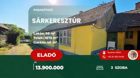 eladó családi ház, Sárkeresztúr