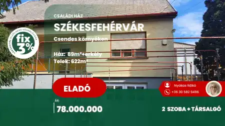 eladó családi ház, Székesfehérvár