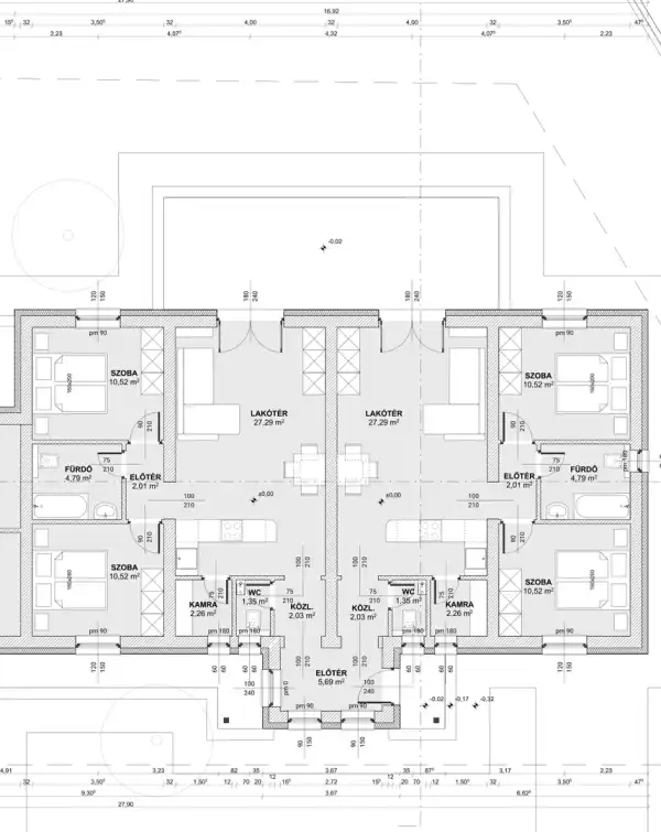 Eladó ikerház, Vác 6 szoba 126 m² 134 M Ft