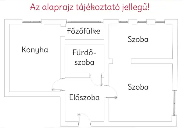 Eladó téglalakás, Budapest, IX. kerület 2 szoba 65 m² 48 M Ft