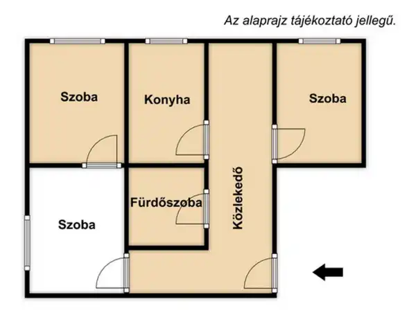 Eladó téglalakás, Budapest, VI. kerület 3 szoba 92 m² 98 M Ft