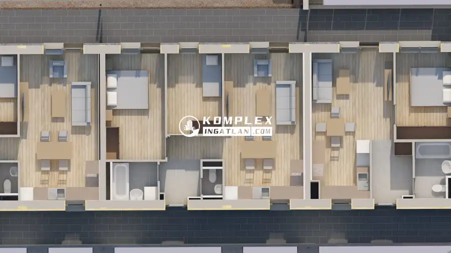 eladó téglalakás, Oroszlány