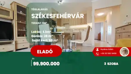 eladó téglalakás, Székesfehérvár