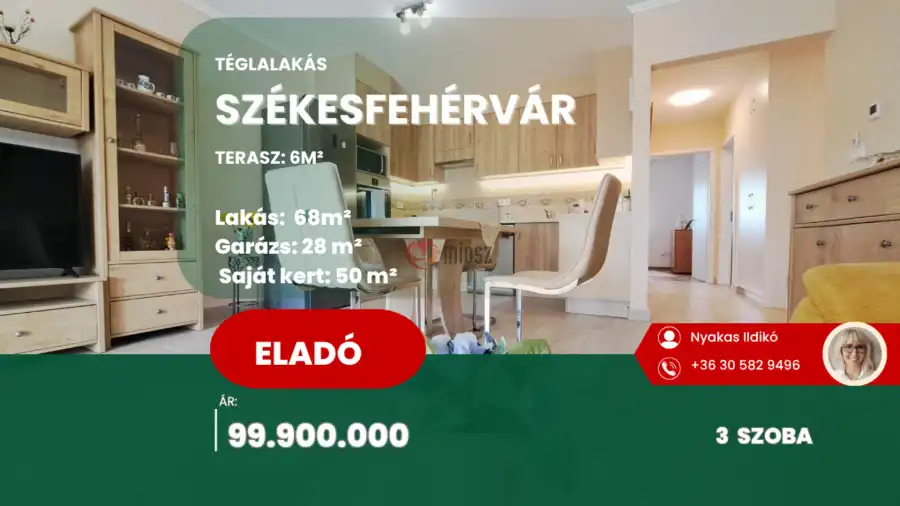 eladó téglalakás, Székesfehérvár