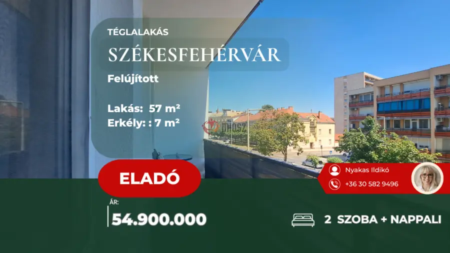 eladó téglalakás, Székesfehérvár