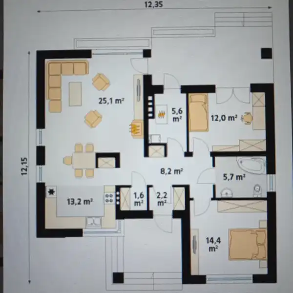 Eladó új építésű családi ház, Albertirsa 3 szoba 88 m² 51.04 M Ft