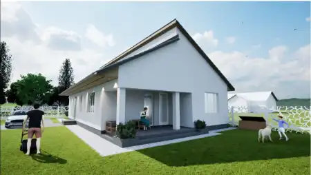 eladó új építésű családi ház, Hernád