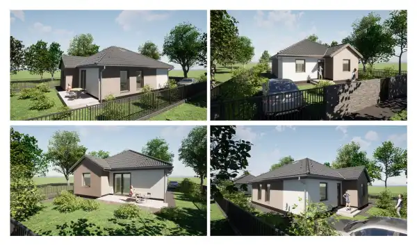 Eladó új építésű ikerház, Kiskunlacháza 5 szoba 93 m² 84.15 M Ft