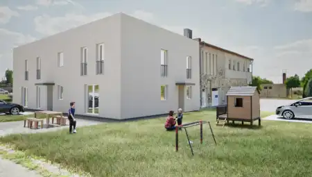 eladó új építésű ikerház, Pécs