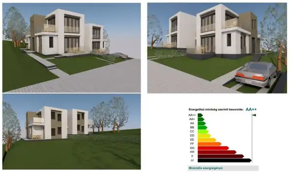 Eladó új építésű ikerház, Vác 5 szoba 131 m² 131 M Ft