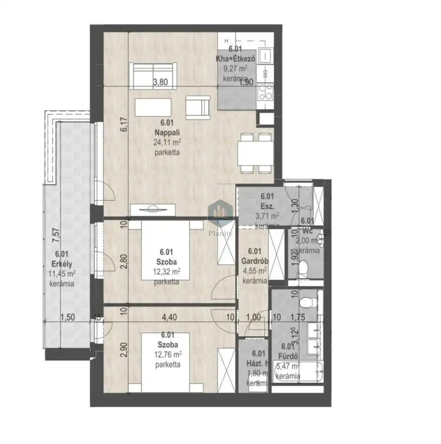 eladó új építésű téglalakás, Budapest, XIII. kerület