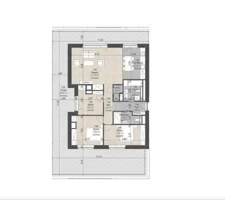 eladó új építésű téglalakás, Budapest, XIII. kerület