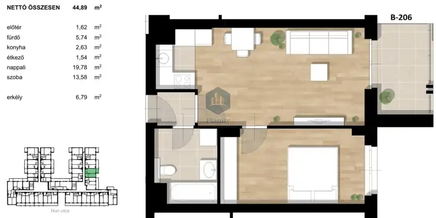 eladó új építésű téglalakás, Budapest, XIII. kerület