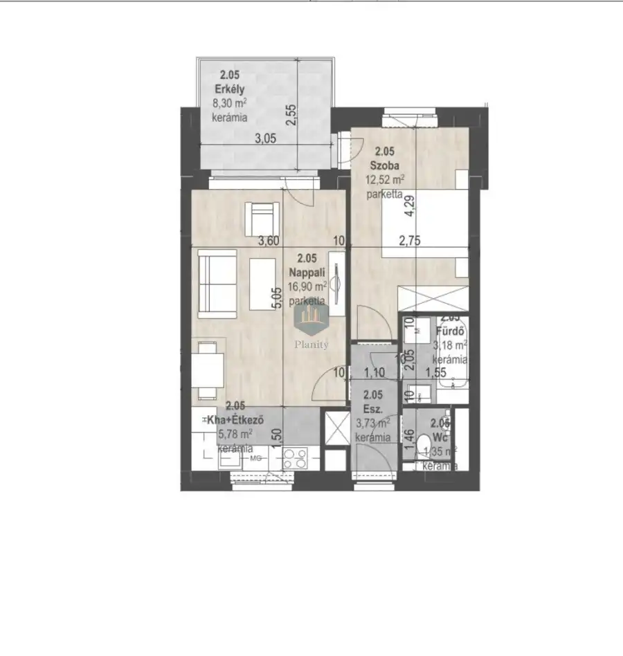 eladó új építésű téglalakás, Budapest, XIII. kerület