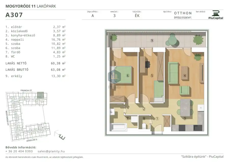 eladó új építésű téglalakás, Budapest, XIV. kerület