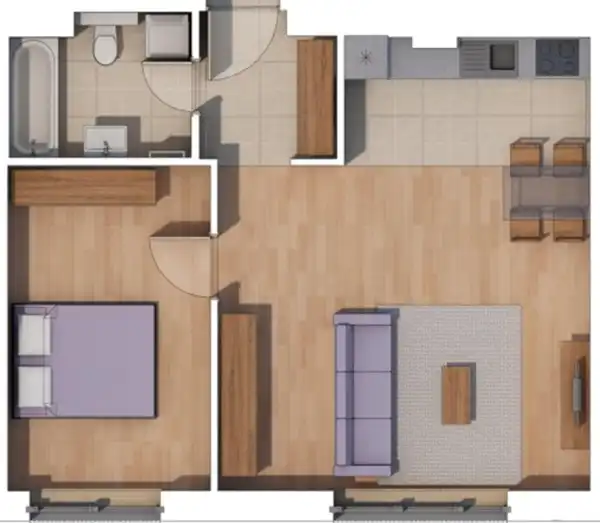 Eladó új építésű téglalakás, Budapest, XIV. kerület 2 szoba 50 m² 81.3 M Ft