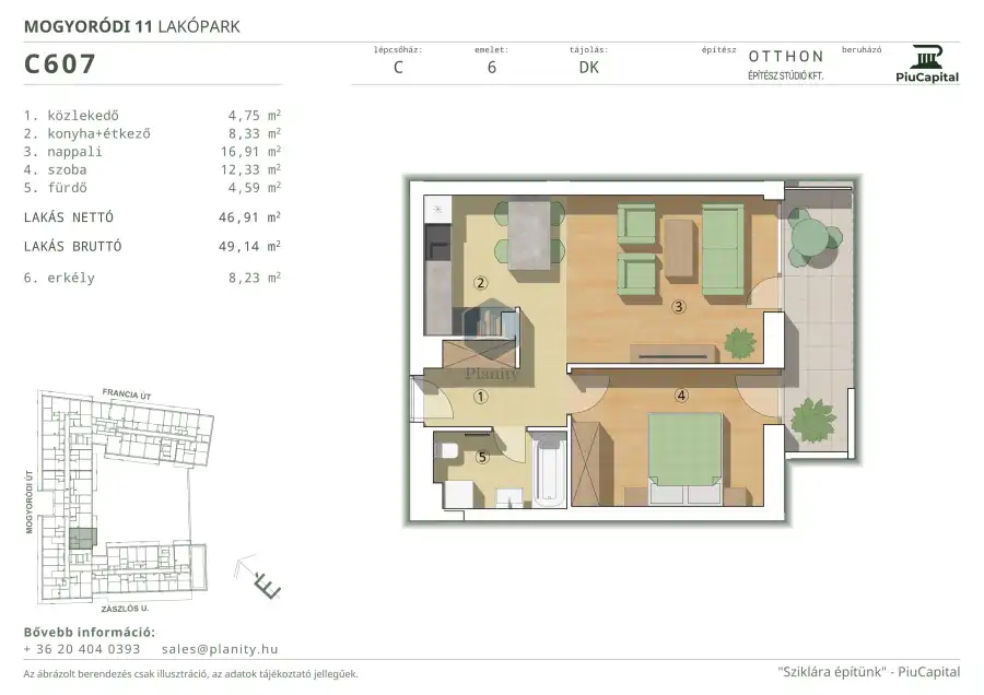 eladó új építésű téglalakás, Budapest, XIV. kerület