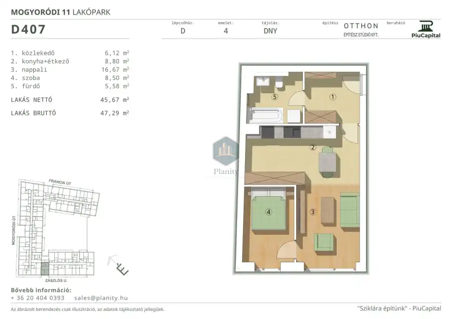 eladó új építésű téglalakás, Budapest, XIV. kerület