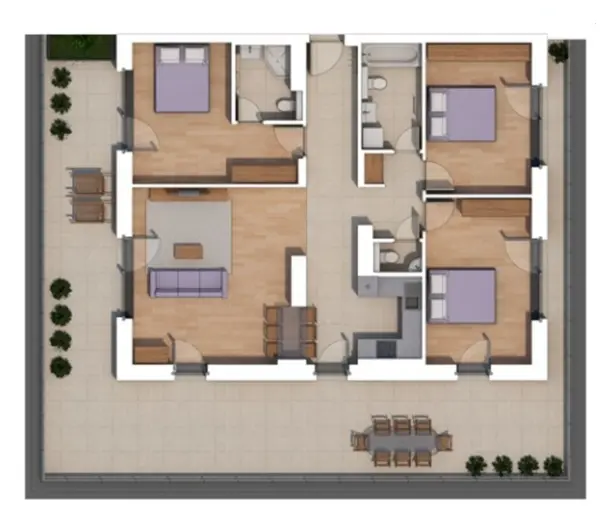 Eladó új építésű téglalakás, Budapest, XIV. kerület 4 szoba 107 m² 218.4 M Ft