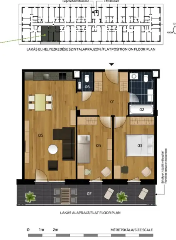 Eladó új építésű téglalakás, Vác 3 szoba 72 m² 95 M Ft