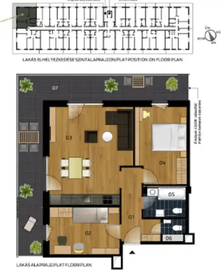 eladó új építésű téglalakás, Vác