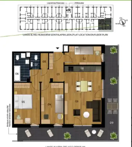 eladó új építésű téglalakás, Vác