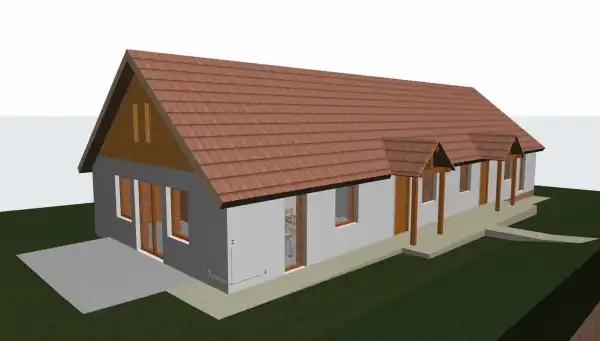 Eladó újszerű ikerház, Rád 4 szoba 84 m² 68 M Ft